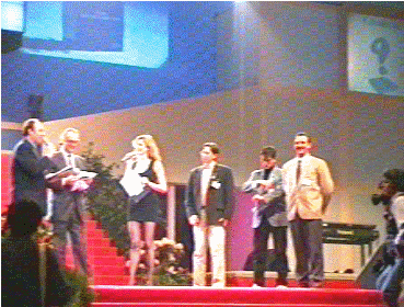 Immagini dalla cerimonia del Premio IBM Leonardo 2000 al Forum di Assago