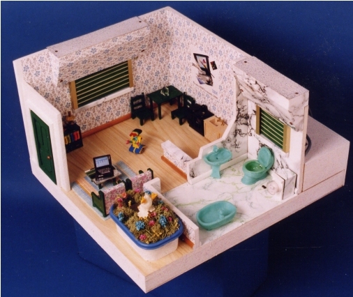 Il modellino in scala de La Casa nel Computer — 1995